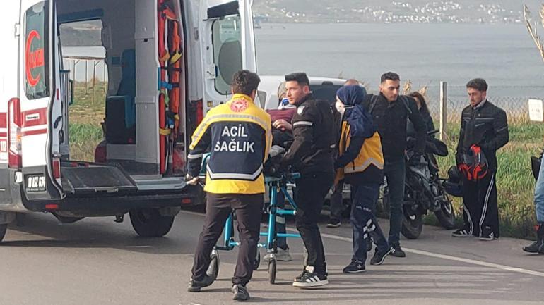 Balıkesirde iki ayrı kazada 2 motosiklet sürücüsü yaralandı