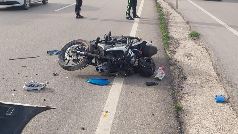 Balıkesirde iki ayrı kazada 2 motosiklet sürücüsü yaralandı