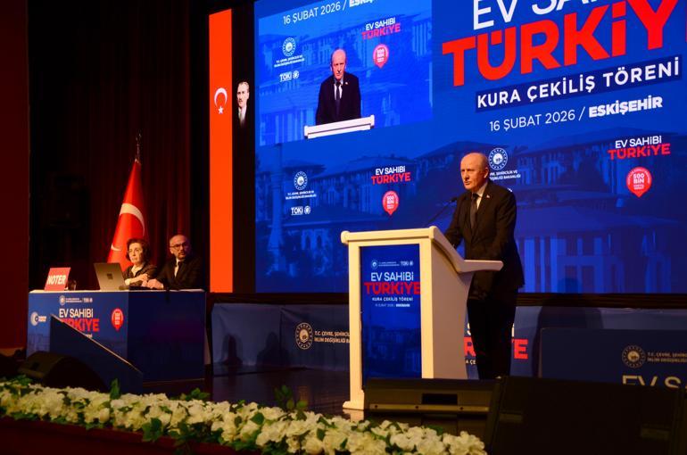 Eskişehir’de yapılacak 6 bin 55 konutun kurası çekildi