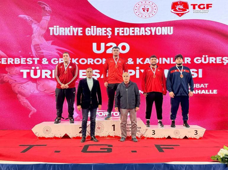U20 Grekoromen Güreş Türkiye Şampiyonası sona erdi