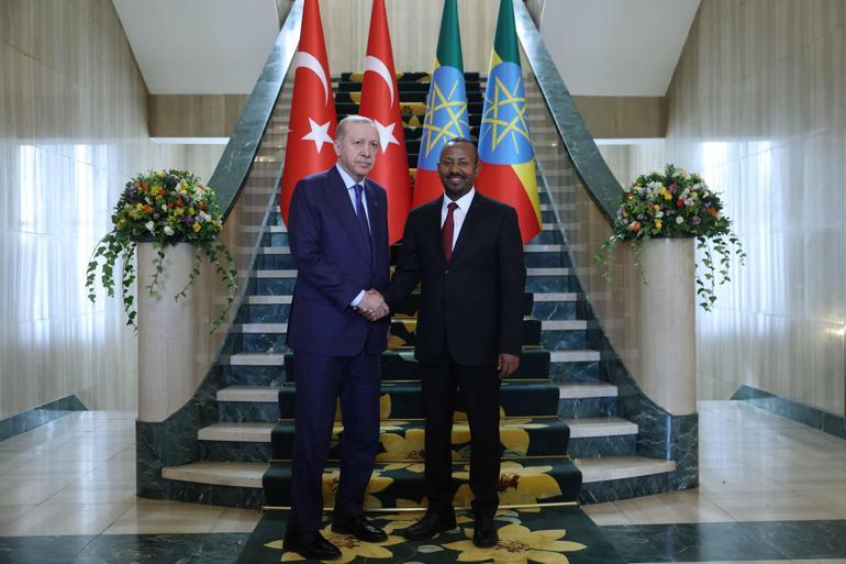 Cumhurbaşkanı Erdoğan, Etiyopya Başbakanı Ali ile görüştü