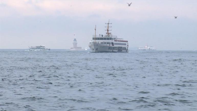 İstanbulda bazı vapur seferleri iptal edildi