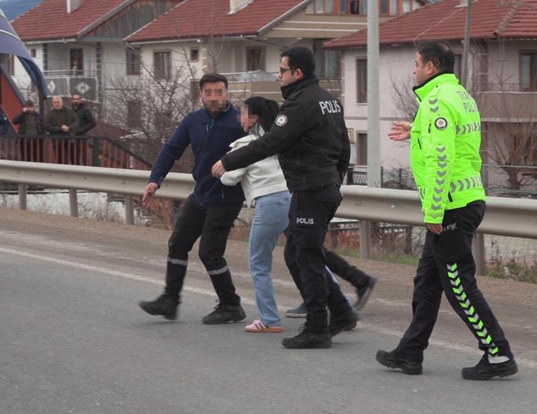 7 kişinin yaralandığı zincirleme kaza sonrası kavga çıktı; 2 gözaltı