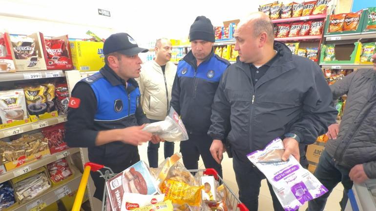 Avcılar’da market denetimi: Son kullanma tarihi geçen ürünlere el konuldu