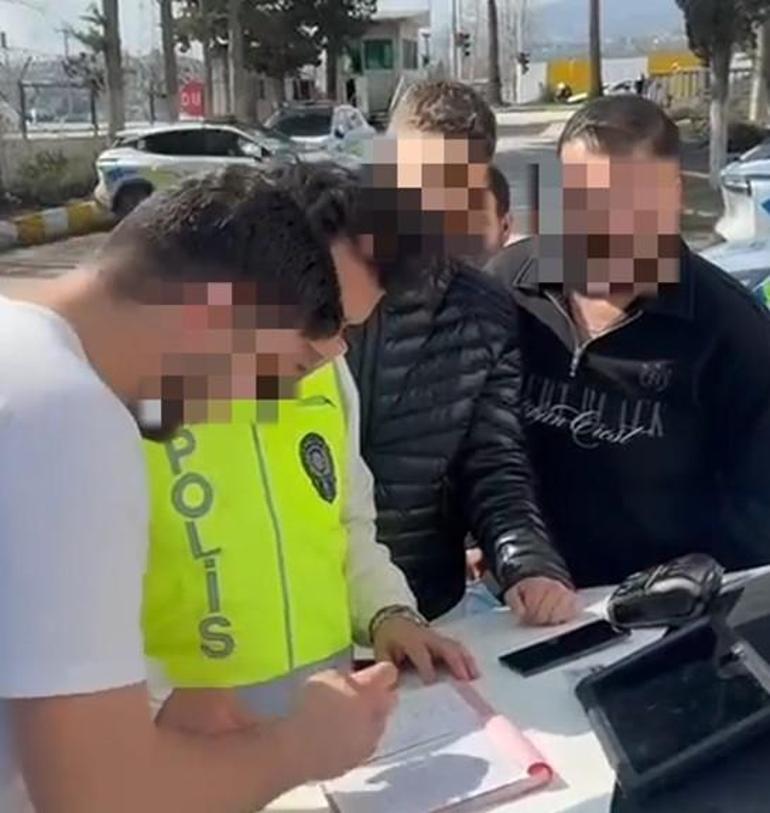 Hatayda drift atan sürücüye 58 bin 217 TL ceza