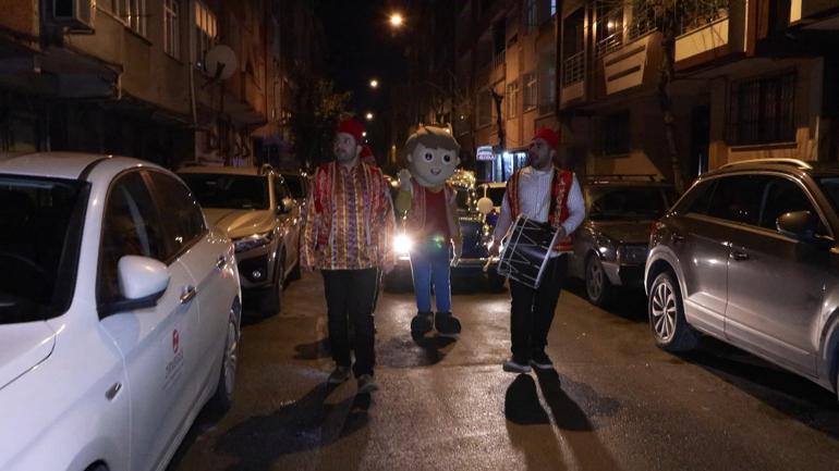 Esenlerde vosvoslu sahur geleneği devam ediyor