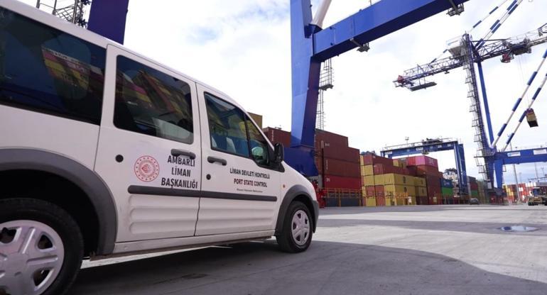 3 bin 115 yabancı bayraklı gemi denetlendi, 486sı seferden alıkonuldu