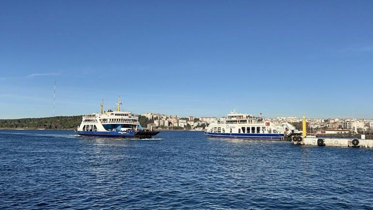 Bozcaada ve Gökçeadada feribot seferlerine fırtına engeli