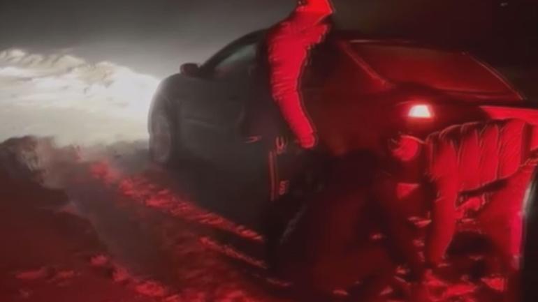 Ardahan’da tipide mahsur kalan vatandaşları AFAD kurtardı