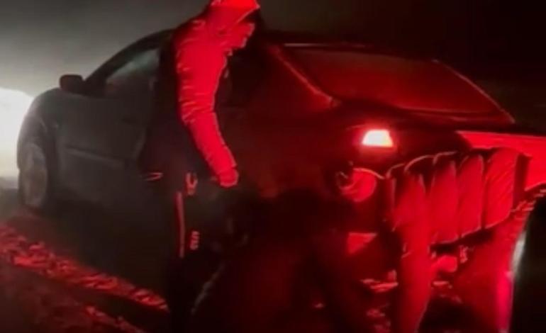 Ardahan’da tipide mahsur kalan vatandaşları AFAD kurtardı