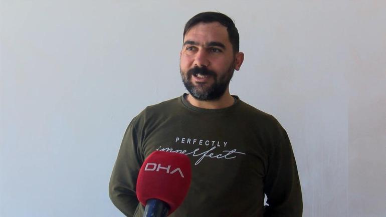 Devrilen 20 tonluk su varilinin altında kalmaktan son anda kurtuldu; o anlar kamerada