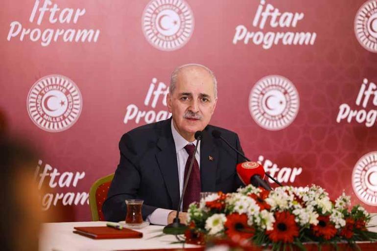 TBMM Başkanı Kurtulmuş, medya kuruluşlarının genel yayın yönetmenleriyle iftar programında bir araya geldi