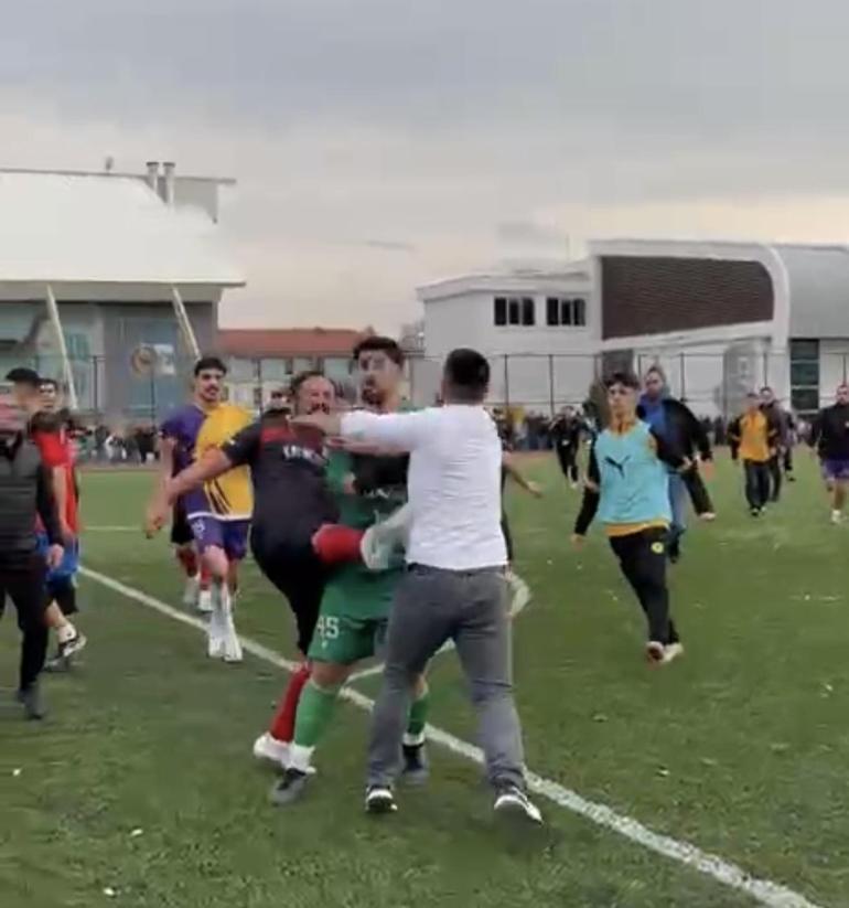 Amatör maçta kavga: 1 yaralı