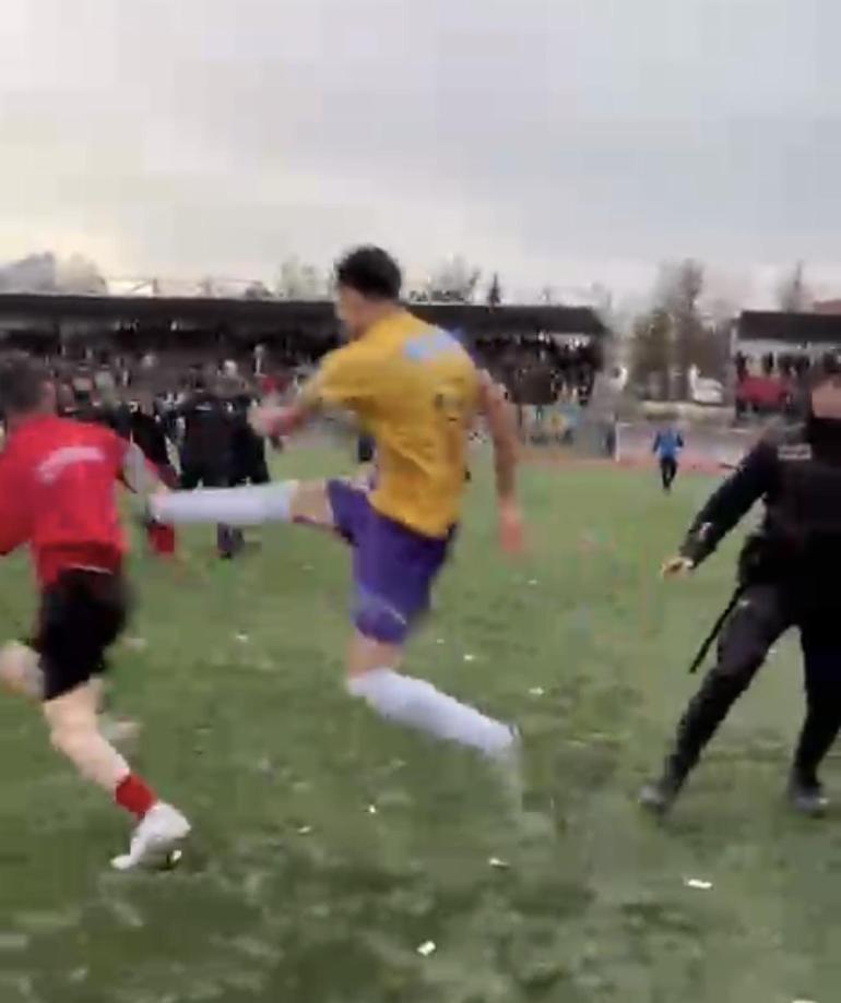 Amatör maçta kavga: 1 yaralı