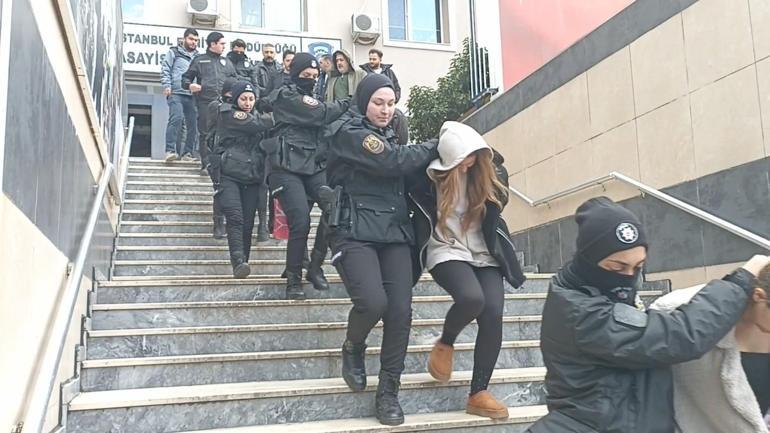 İstanbul merkezli 5 ilde suç örgütüne operasyon: Şüpheliler adliyeye sevk edildi