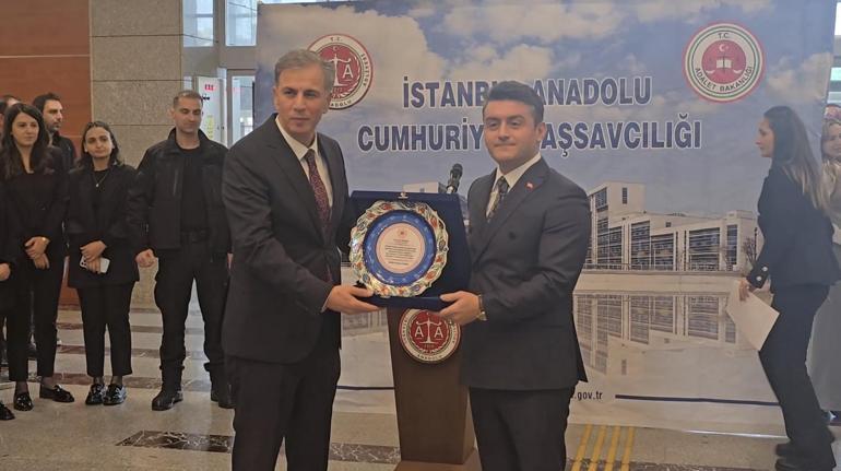 İstanbul Cumhuriyet Başsavcılığına atanan Fatih Dönmez için uğurlama töreni