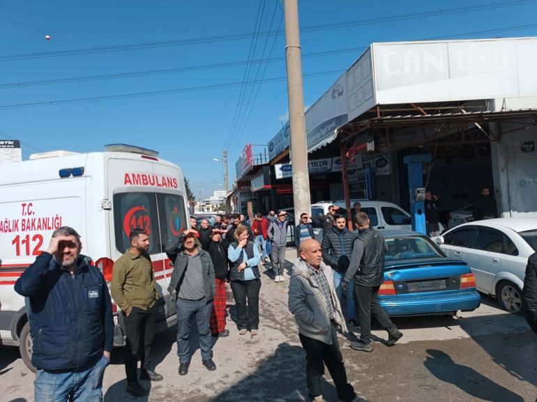 İzmirde otomobil yedek parça dükkanında yangın