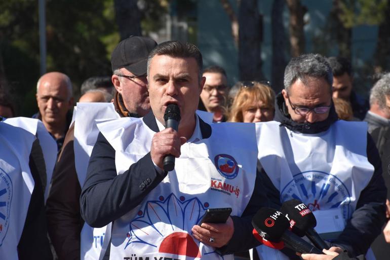 Buca Belediyesinde iş bırakma eylemi