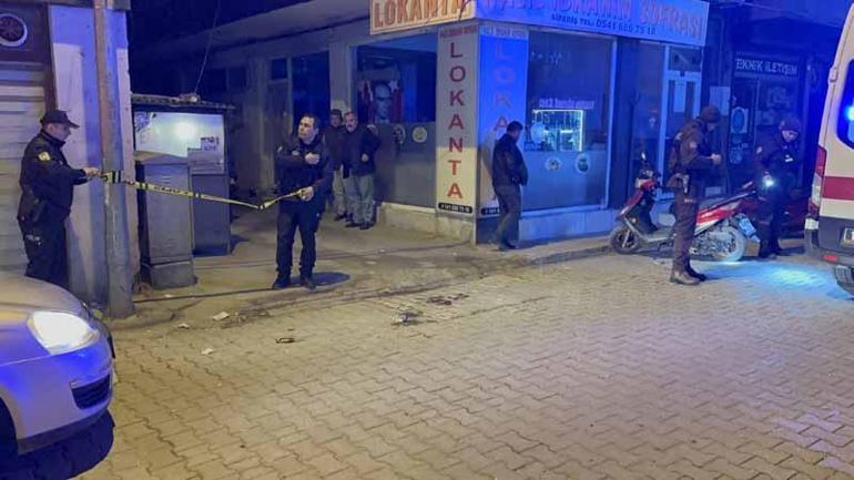 Bursada 1 kişinin yaralandığı silahlı kavga kamerada