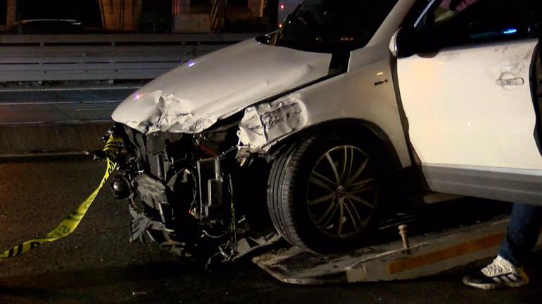 Esenyurtta otomobilin çarptığı motosiklet sürücüsü öldü