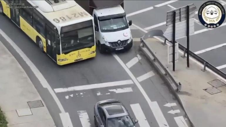 Beykozda dron destekli trafik denetimi: 60 sürücüye 241 bin lira ceza