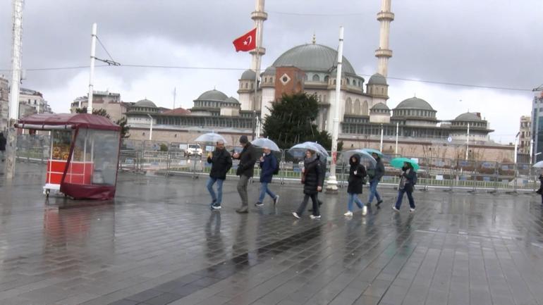 İstanbul’da yağmur etkili oluyor