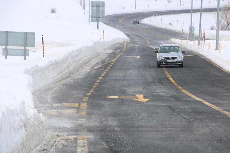 Kardan kapanan Kayseri-Develi kara yolu ulaşıma açıldı