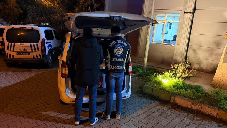 Beylikdüzünde trafikte kavga kamerada: 2 sürücüye 6 bin 230 lira ceza