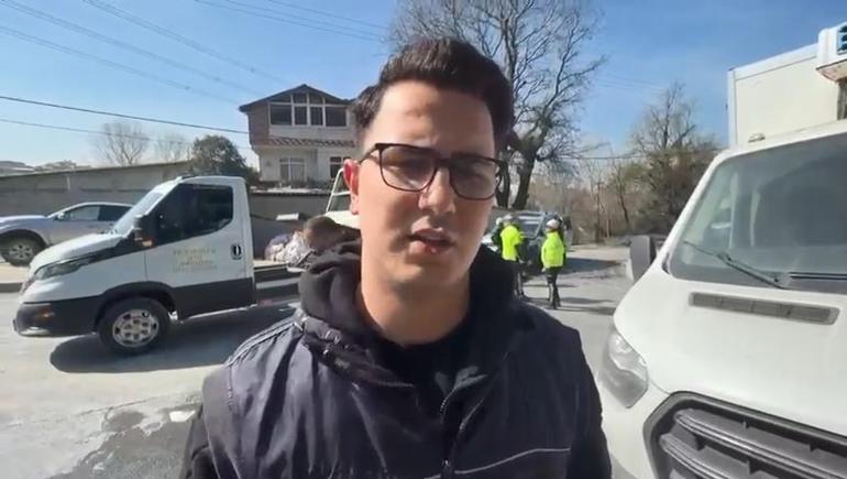 Arnavutköy’de otomobille ticari araç kafa kafaya çarpıştı: 1 ölü 2 yaralı