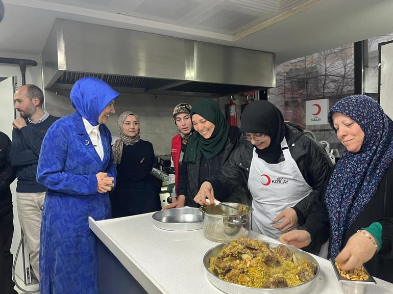 Kızılay Genel Başkanı Yılmaz, Gazzeli kadınlar ile iftarda bir araya geldi