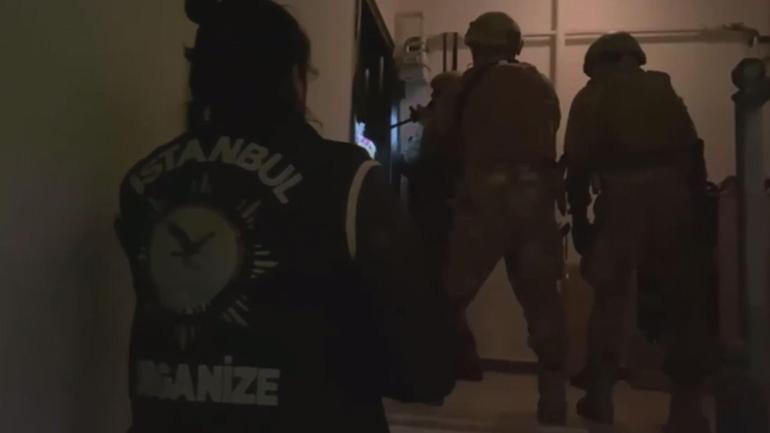 İstanbulda suç örgütüne operasyon: 5 gözaltı