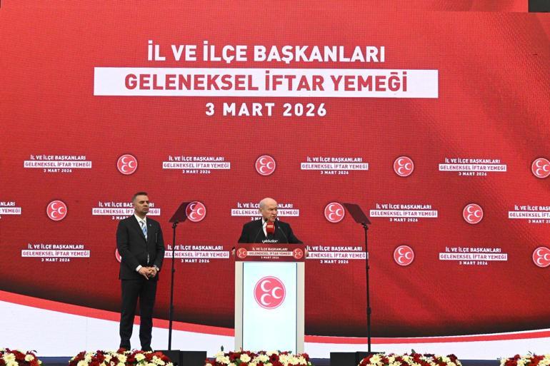 Bahçeli: Bu savaşlar zinciri kırılmalı, bölgemizde barış dili hakim olmalıdır