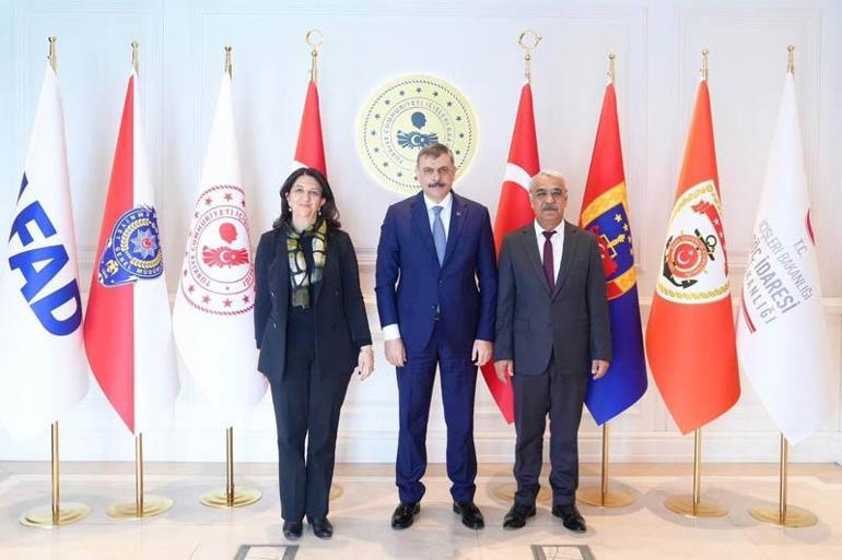 DEM Parti İmralı heyetinden bakanlar Çiftçi ve Gürleke ziyaret