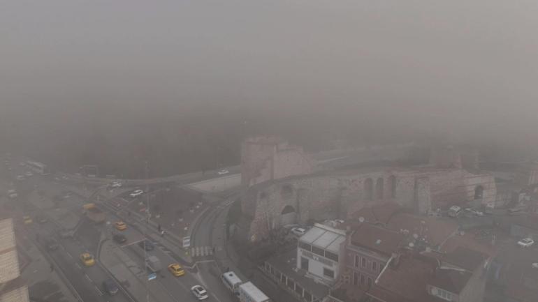 Sisin etkili olduğu Tarihi Yarımada havadan görüntülendi