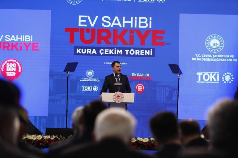 Bakan Kurum: 500 bin konut için çalışacağız, başaracağız