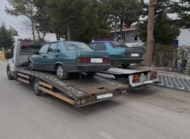 Kara yolunda yarış yapan sürücülere ceza; o anlar kamerada