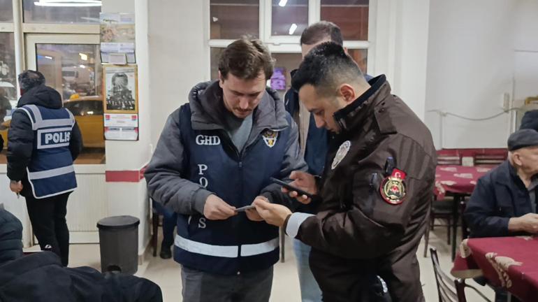 Edirnede polisten yasa dışı bahis ve kumar denetimi