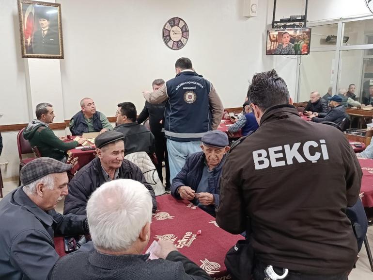 Edirnede polisten yasa dışı bahis ve kumar denetimi