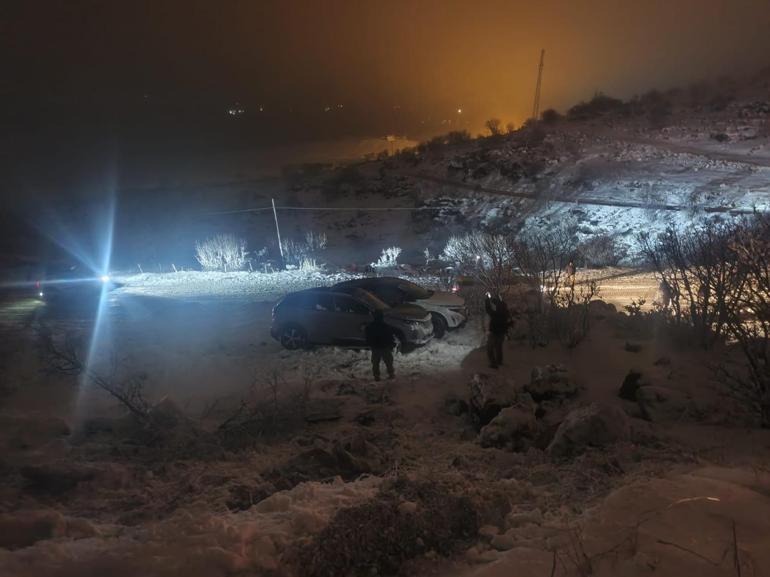 Diyarbakır’da kar yağışı kazalara yol açtı