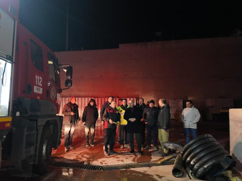 Osmaniyede tavuk kesimhanesinde yangın