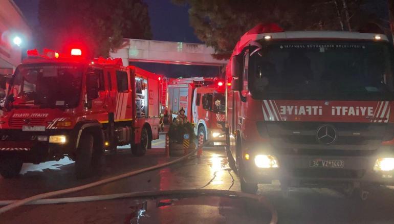 Sarıyerde Baltalimanı Kemik Hastanesi’nde çıkan yangın söndürüldü