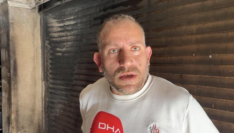 Kağıthane’de iş yerinde yangın çıktı patlama yaşandı: Simitçilikten geldik yine devam ederiz