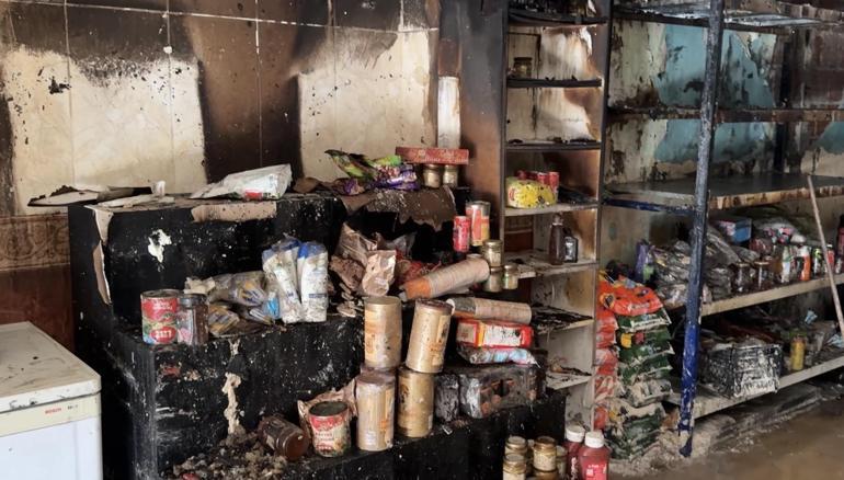 Kağıthane’de iş yerinde yangın çıktı patlama yaşandı: Simitçilikten geldik yine devam ederiz