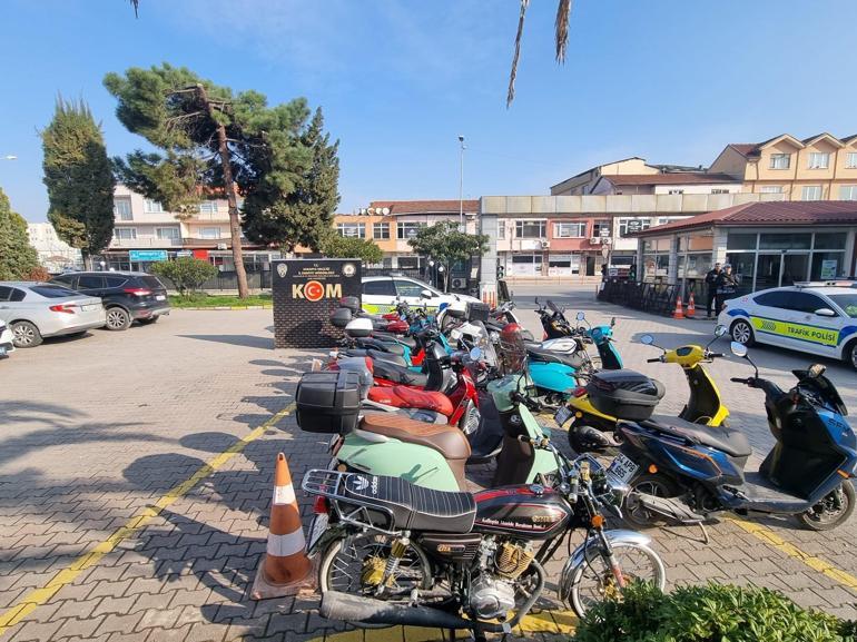 Sakarya merkezli 19 ilde motosiklet operasyonu