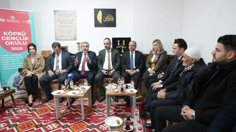 BBP Genel Başkanı Destici, Üsküp’te temaslarda bulundu