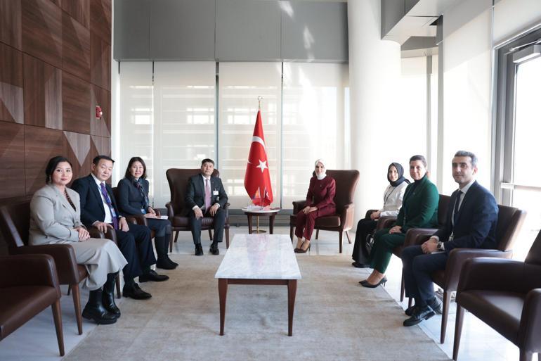 Bakan Göktaş, Moğolistanlı mevkidaşı Aubakır ile görüştü