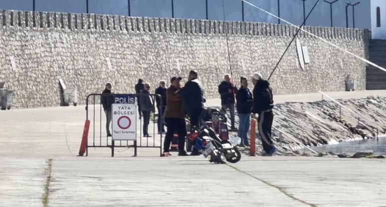 Limanda balıkçıların kavgası kamerada