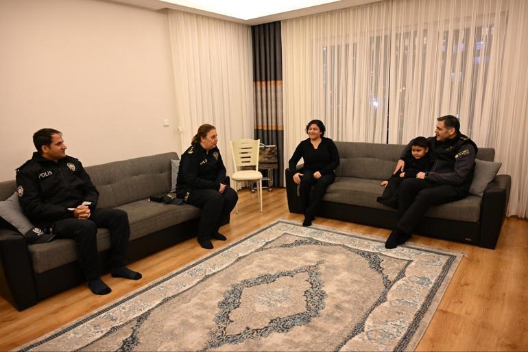 Emniyet Müdürü Aydın’dan, şehit polis memurunun oğluna doğum günü kutlaması