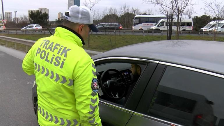 Ümraniyede dron destekli kaynak denetimi; 9 sürücüye ceza