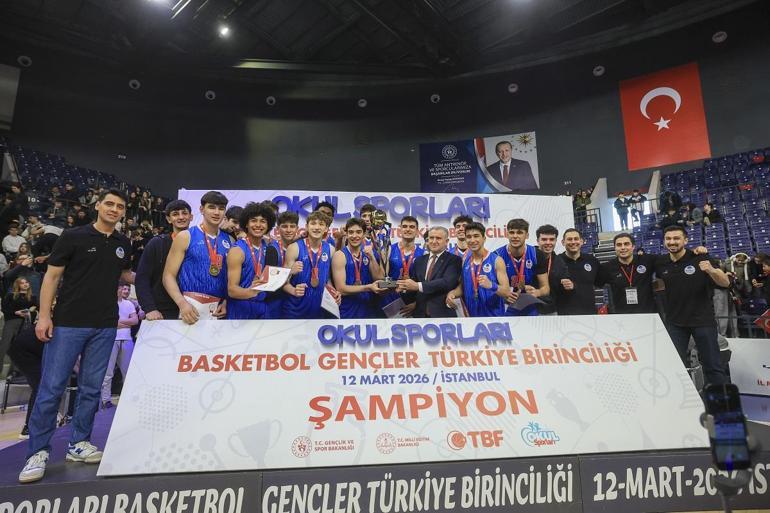 Okul Sporları Basketbol Gençler Türkiye Birinciliği finali İstanbulda oynandı